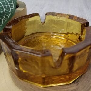 Vintage Blenko Art Glass Ashtray